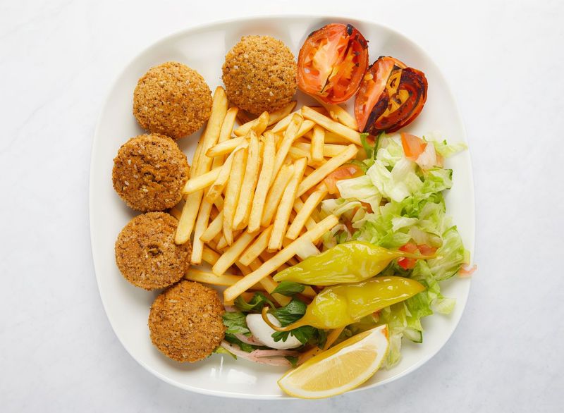 Falafeltallrik